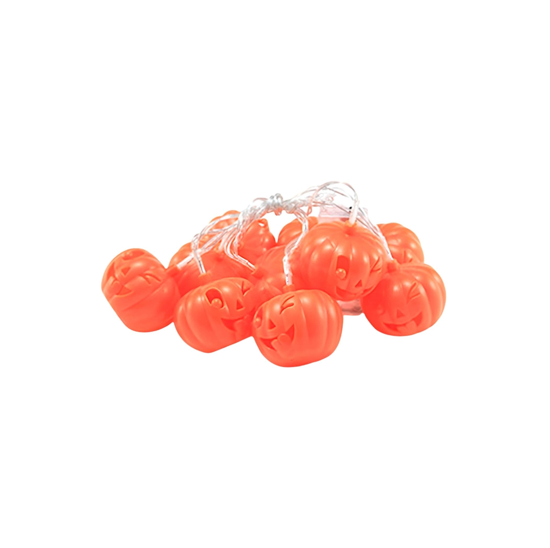Orange Plastic Lantern String Lights