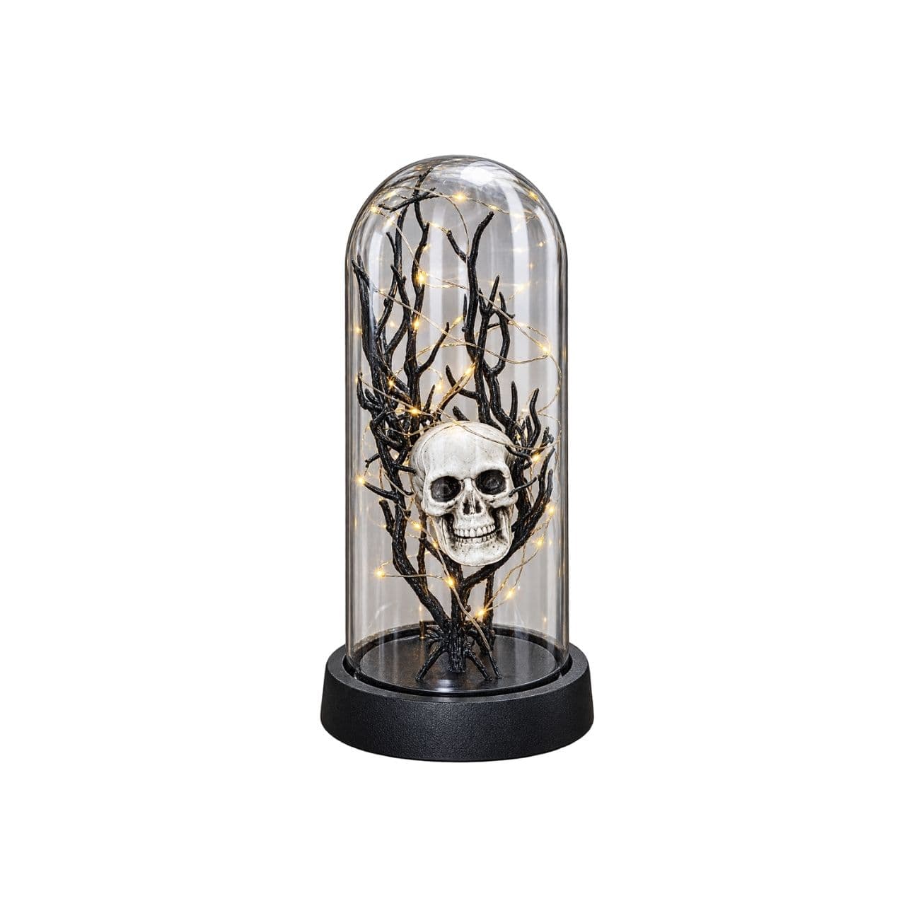Skull Glass Dome Lamp